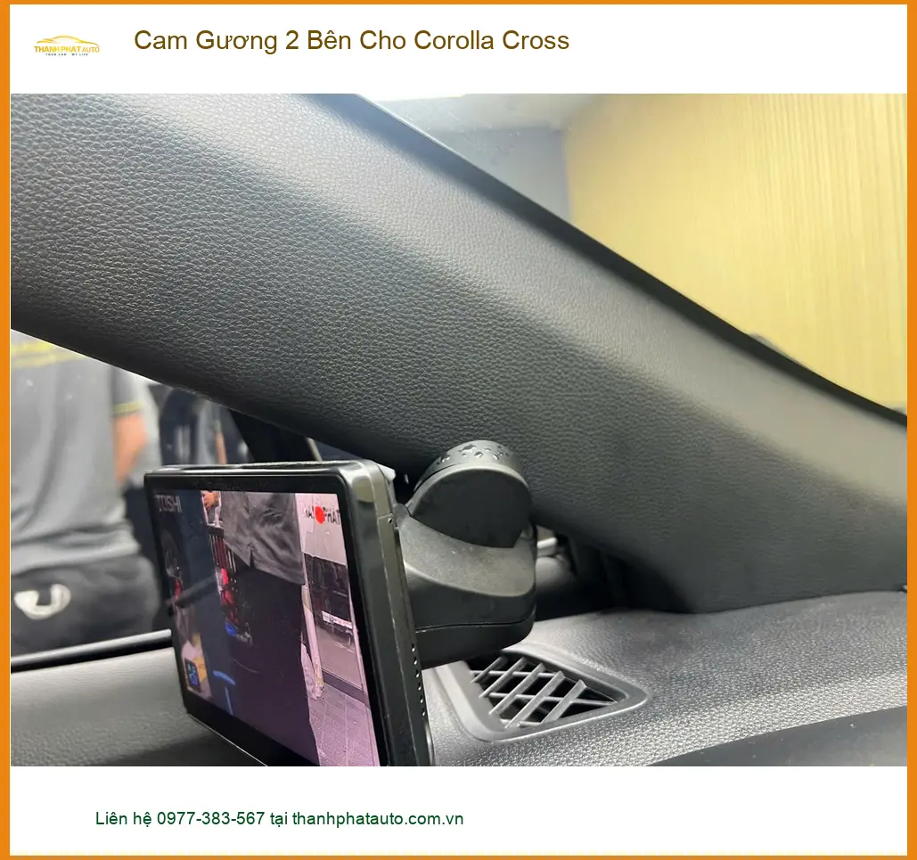 Anh Nam lắp Cam Gương 2 Bên cho Corolla Cross tại Cần Giờ để an toàn hơn