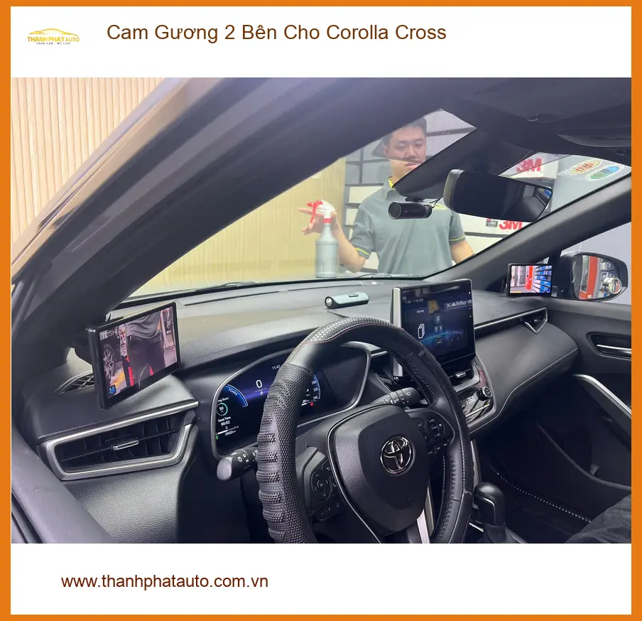 Anh Nam lắp Cam Gương 2 Bên cho Corolla Cross tại Cần Giờ để an toàn hơn ảnh thực tế 4
