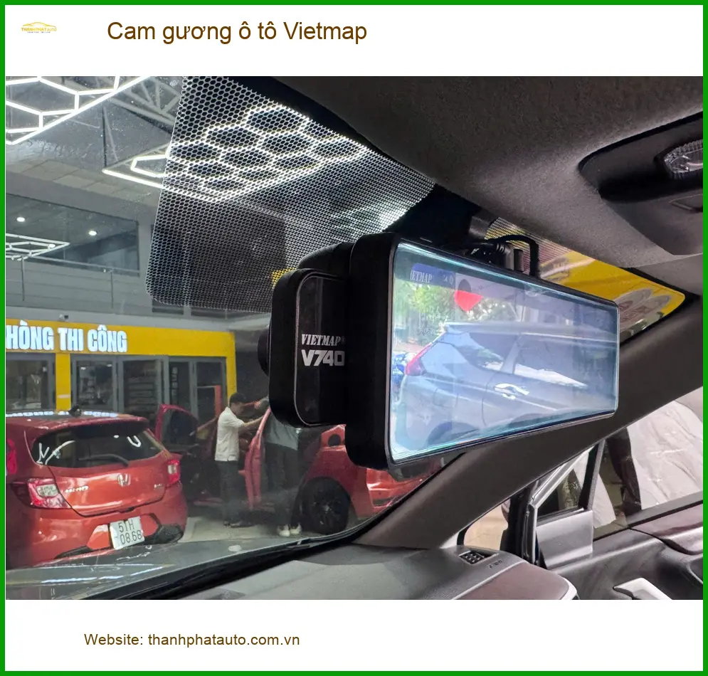 Anh Tấn lắp cam gương ô tô Vietmap cho Kia K3 tại Quận 12