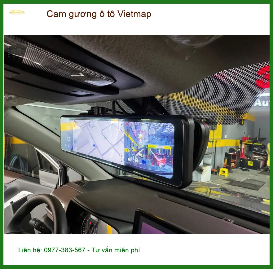Anh Tấn lắp cam gương ô tô Vietmap cho Kia K3 tại Quận 12 ảnh thực tế 2