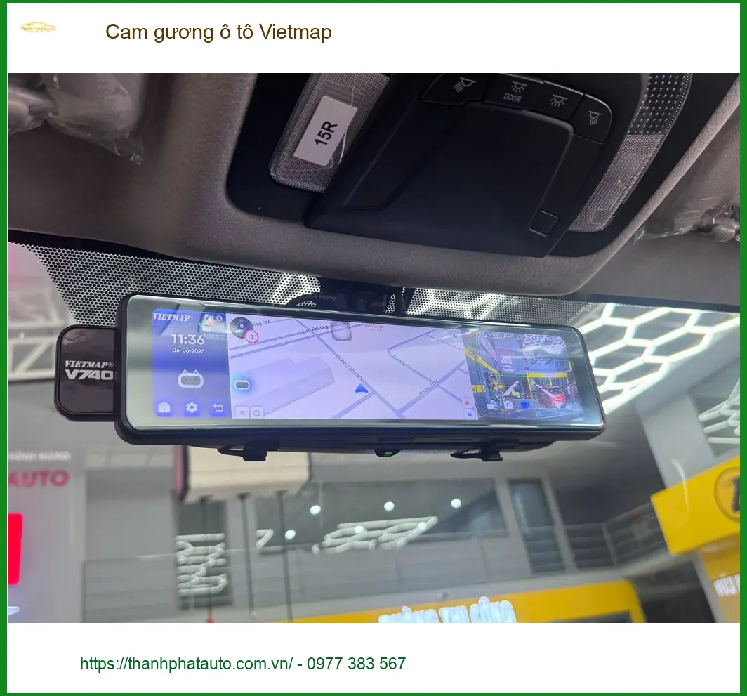 Anh Tấn lắp cam gương ô tô Vietmap cho Kia K3 tại Quận 12 ảnh thực tế 4