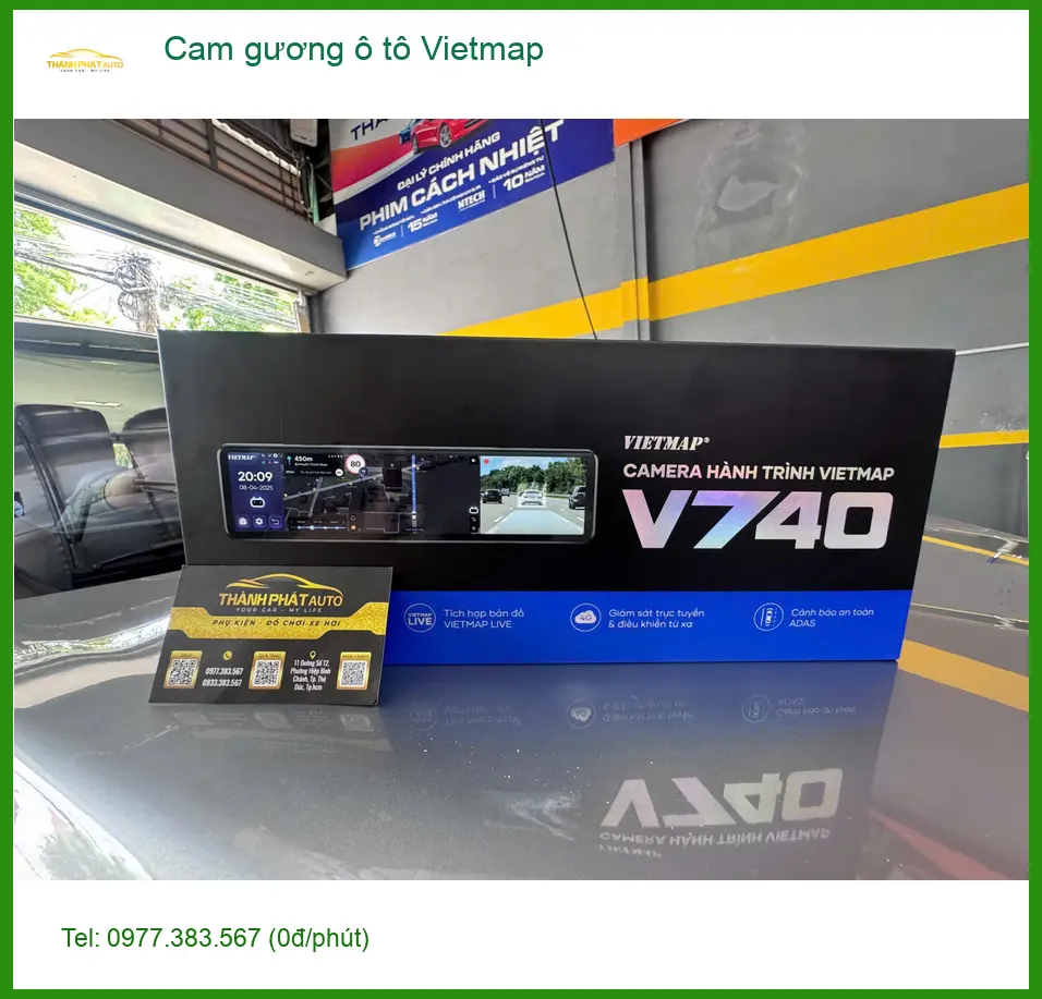 Bác Cường lắp Cam gương ô tô Vietmap cho Suzuki XL7 tại Quận 2 ảnh thực tế 4