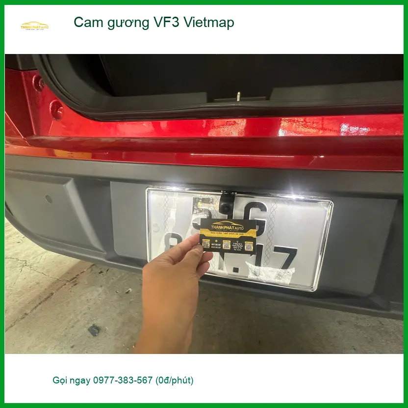 Anh Tùng lắp Cam gương Vietmap cho VF3 tại Hóc Môn, yên tâm ghi lại hành trình. ảnh thực tế 5
