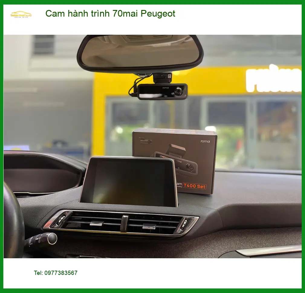 Chú Vĩnh lắp cam hành trình 70mai Peugeot ở Hóc Môn để an tâm trên đường ảnh thực tế 5