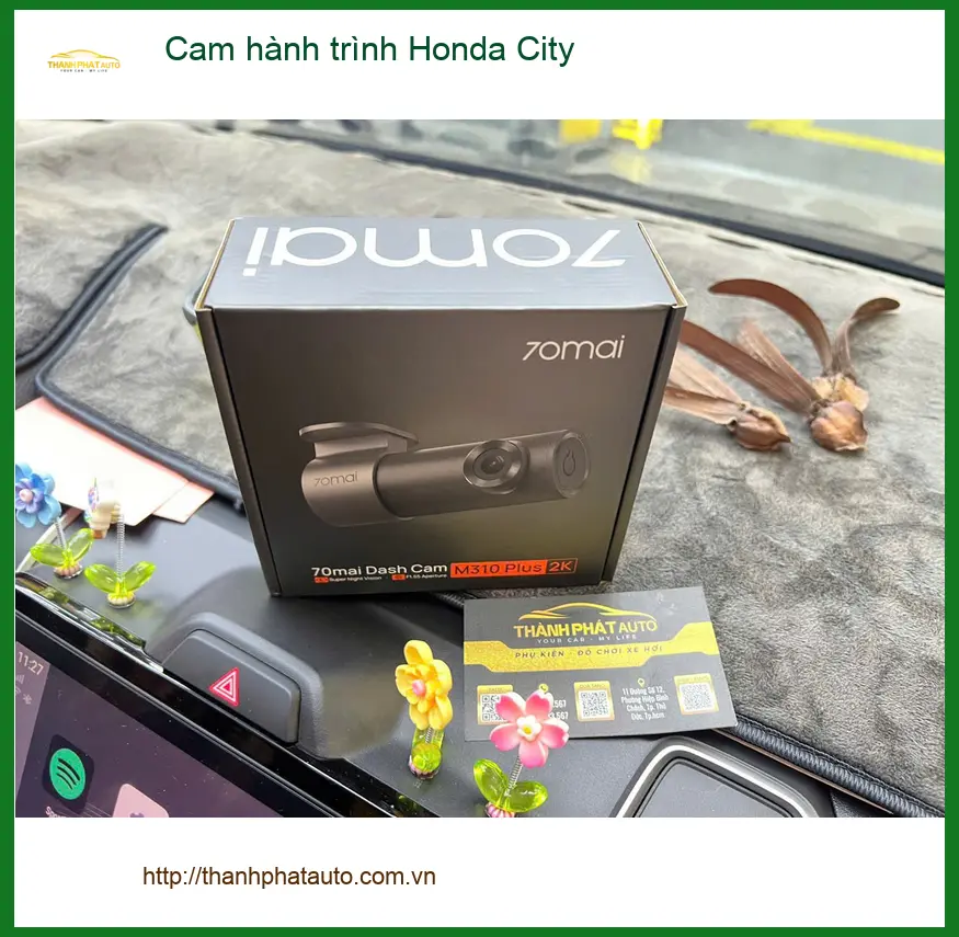 Anh Thắng lắp cam hành trình cho Honda City tại Quận Bình Tân để an tâm di chuyển ảnh thực tế 2