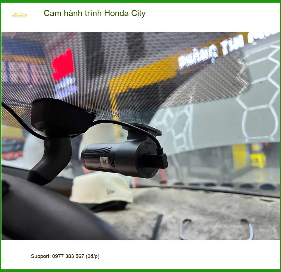 Chị Thảo lắp cam hành trình Honda City tại Quận 9 để ghi lại hành trình an toàn ảnh thực tế 2