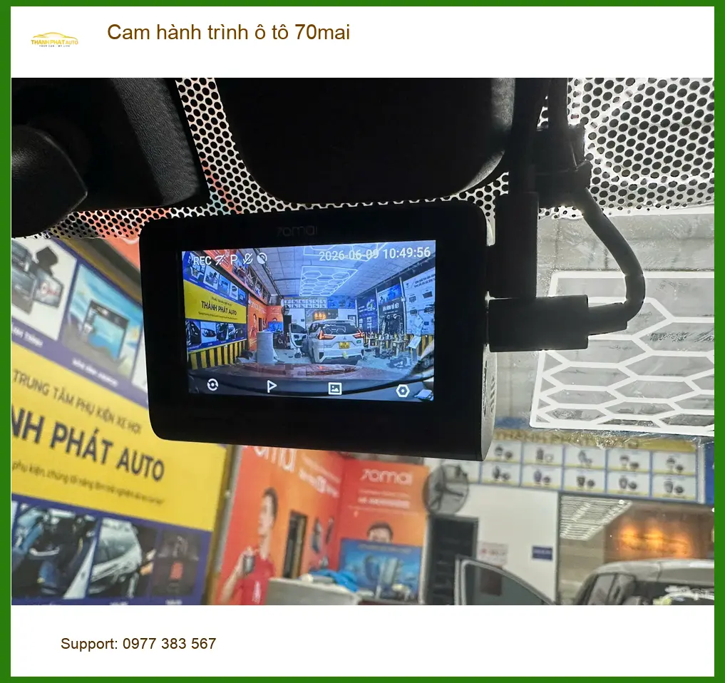 Anh Khải lắp Cam hành trình 70mai cho CRV tại Quận 1 cực nét ảnh thực tế 2