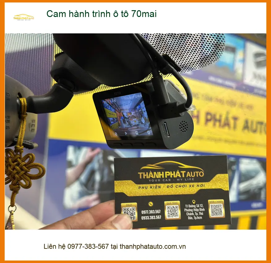 Anh Khải lắp Cam hành trình 70mai cho CRV tại Quận 1 cực nét ảnh thực tế 3
