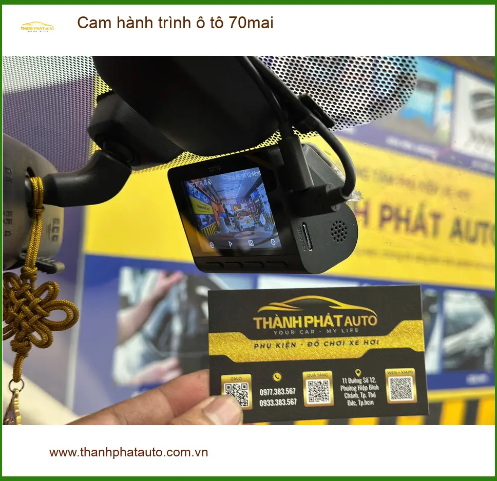 Anh Huy lắp Cam hành trình ô tô 70mai cho Hyundai Accent ở Quận 2 ảnh thực tế 3