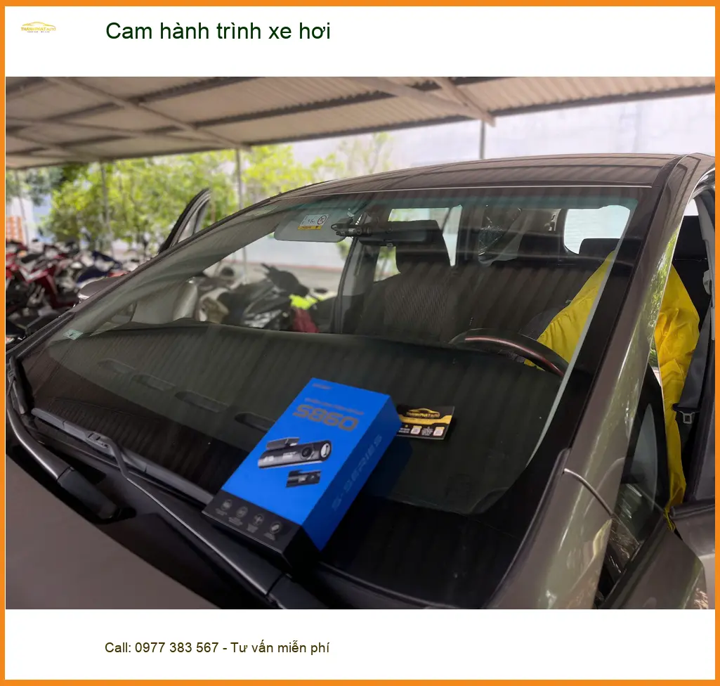 Chú Phước lắp cam hành trình xe hơi Hyundai Santa Fe tại Thủ Đức để an tâm hơn