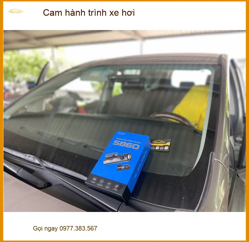 Chú Phước lắp cam hành trình xe hơi Hyundai Santa Fe tại Thủ Đức để an tâm hơn ảnh thực tế 5