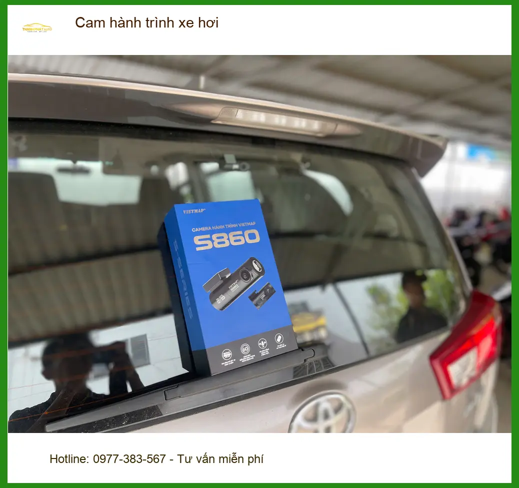 Chị Lan Anh lắp cam hành trình xe hơi Toyota Vios tại Bình Thạnh tránh rủi ro ảnh thực tế 2