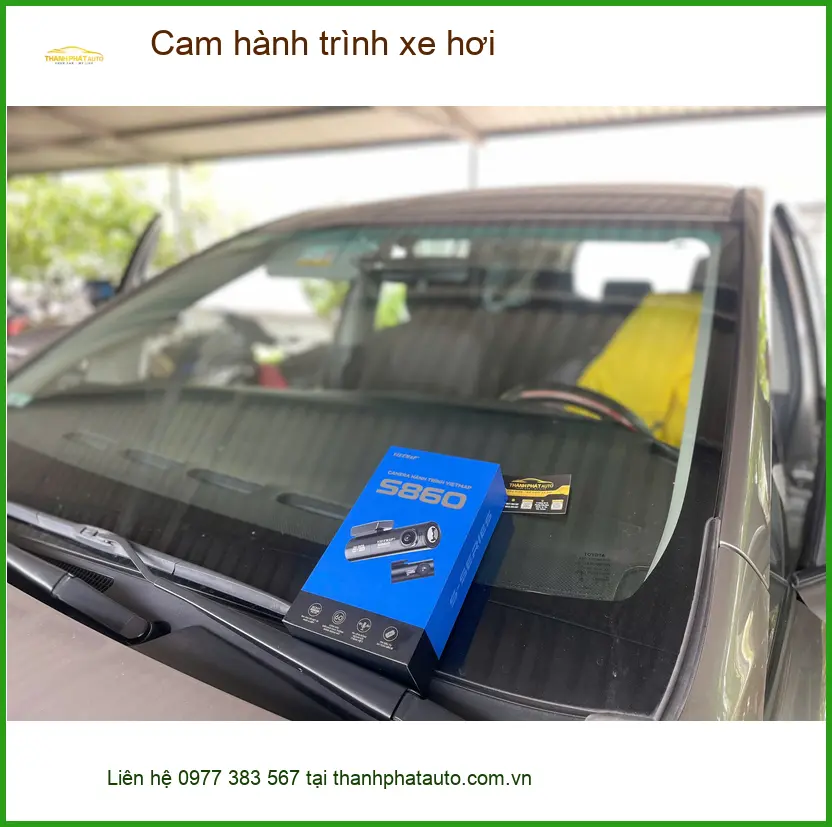 Chị Lan Anh lắp cam hành trình xe hơi Toyota Vios tại Bình Thạnh tránh rủi ro ảnh thực tế 4