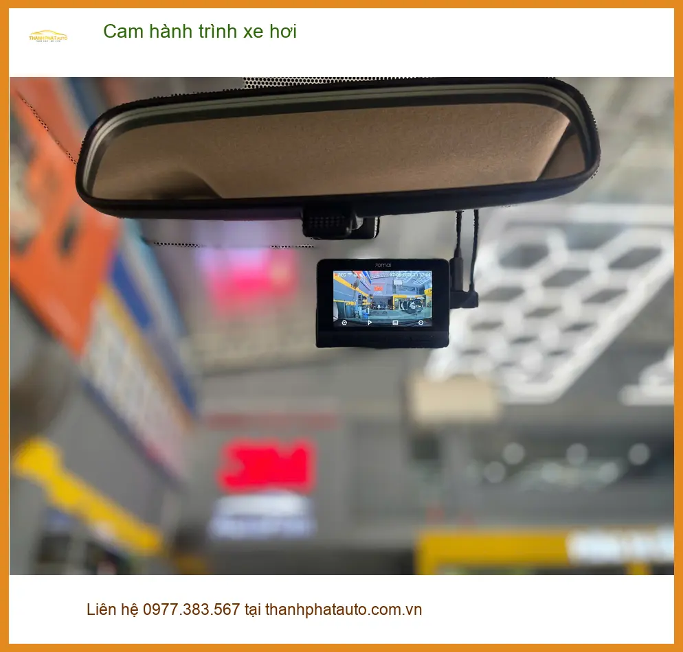 Anh Bình lắp cam hành trình chính hãng Ford Ranger tại Quận 12 an tâm ảnh thực tế 3