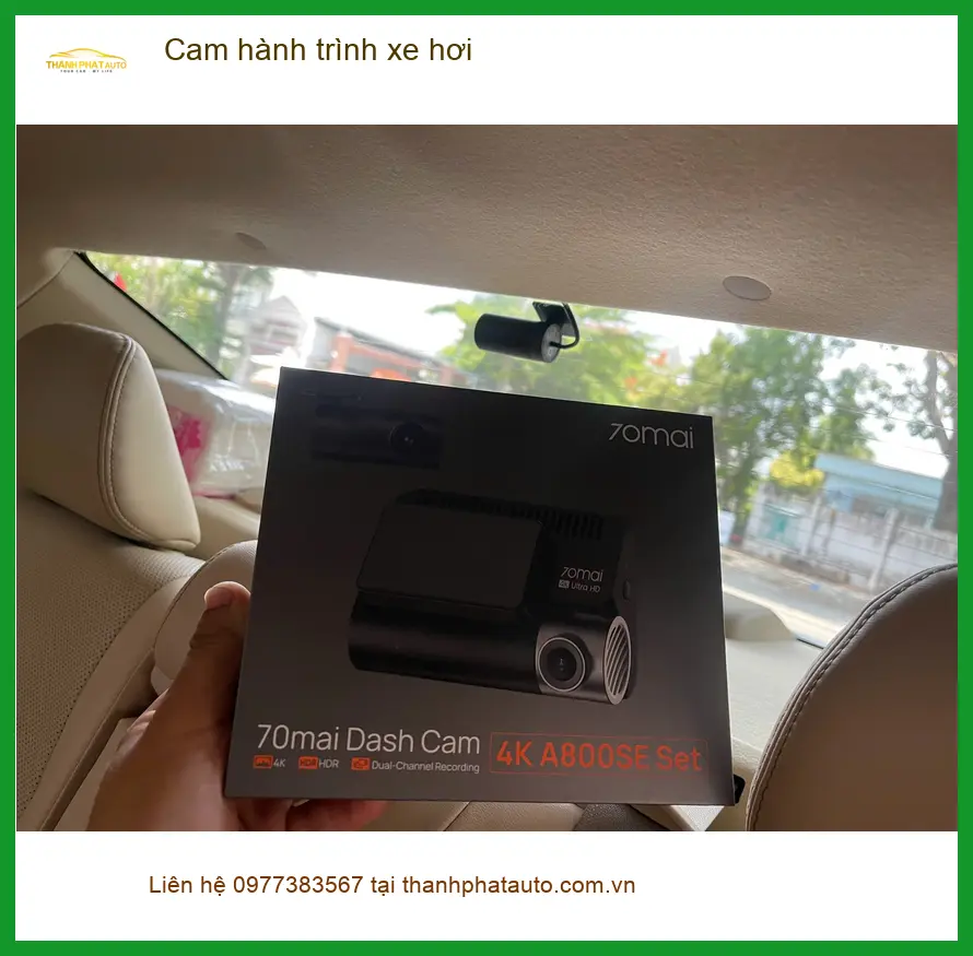 Chị Lan Anh lắp cam hành trình Suzuki XL7 tại Quận 2 để bảo vệ xe tốt hơn