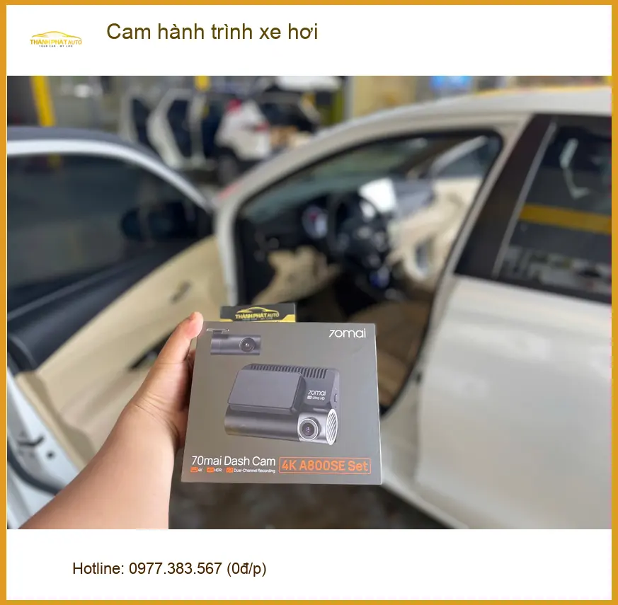 Chị Lan Anh lắp cam hành trình Suzuki XL7 tại Quận 2 để bảo vệ xe tốt hơn ảnh thực tế 3