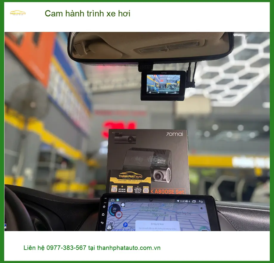 Chị Thảo lắp cam hành trình Kia K3 Quận Thủ Đức để ghi lại hành trình ảnh thực tế 2