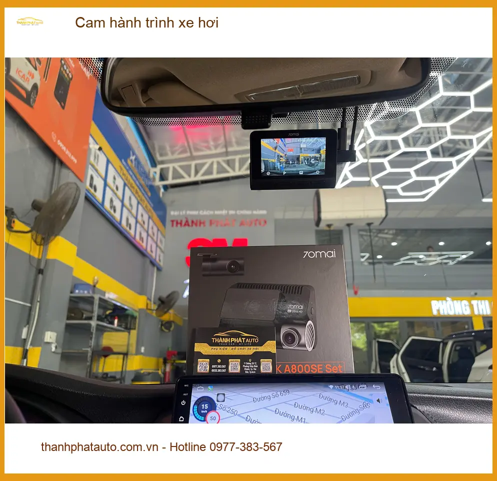 Chị Thảo lắp cam hành trình Kia K3 Quận Thủ Đức để ghi lại hành trình ảnh thực tế 3