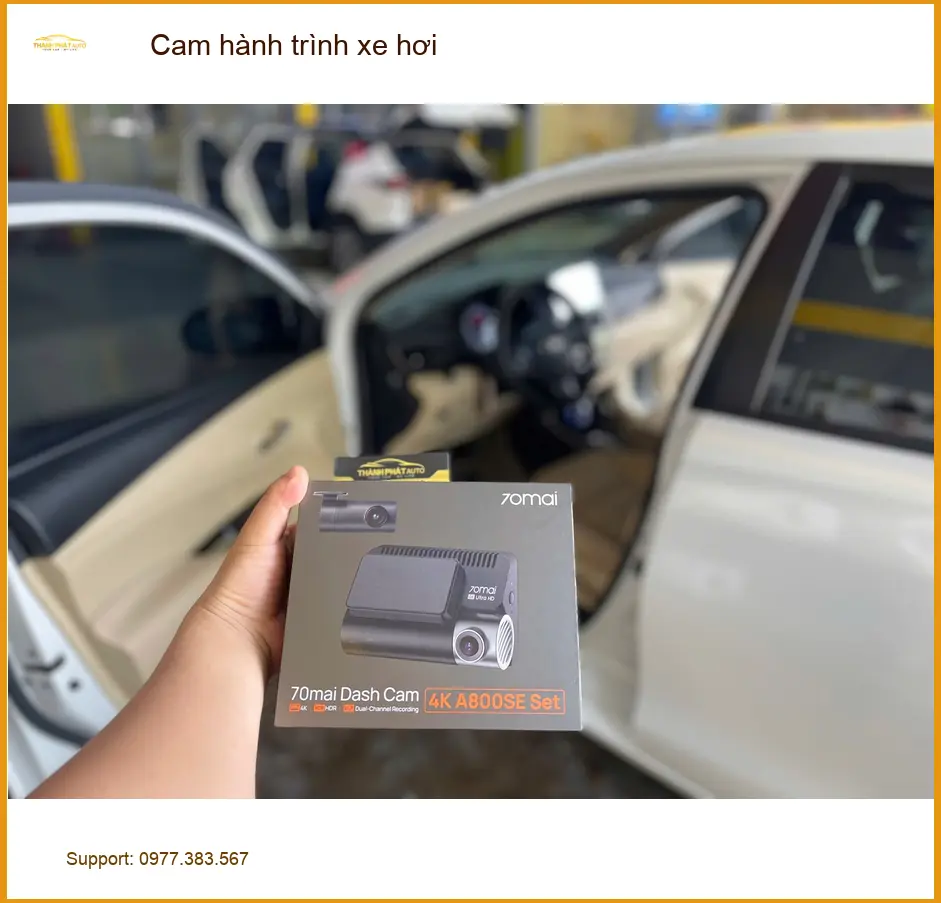Chị Thảo lắp cam hành trình Kia K3 Quận Thủ Đức để ghi lại hành trình ảnh thực tế 5