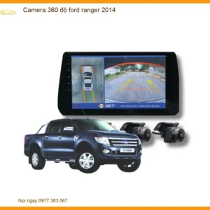 Camera 360 độ Ford Ranger 2014 - Địa Chỉ Lắp Đặt Camera 360 Uy Tín TPHCM