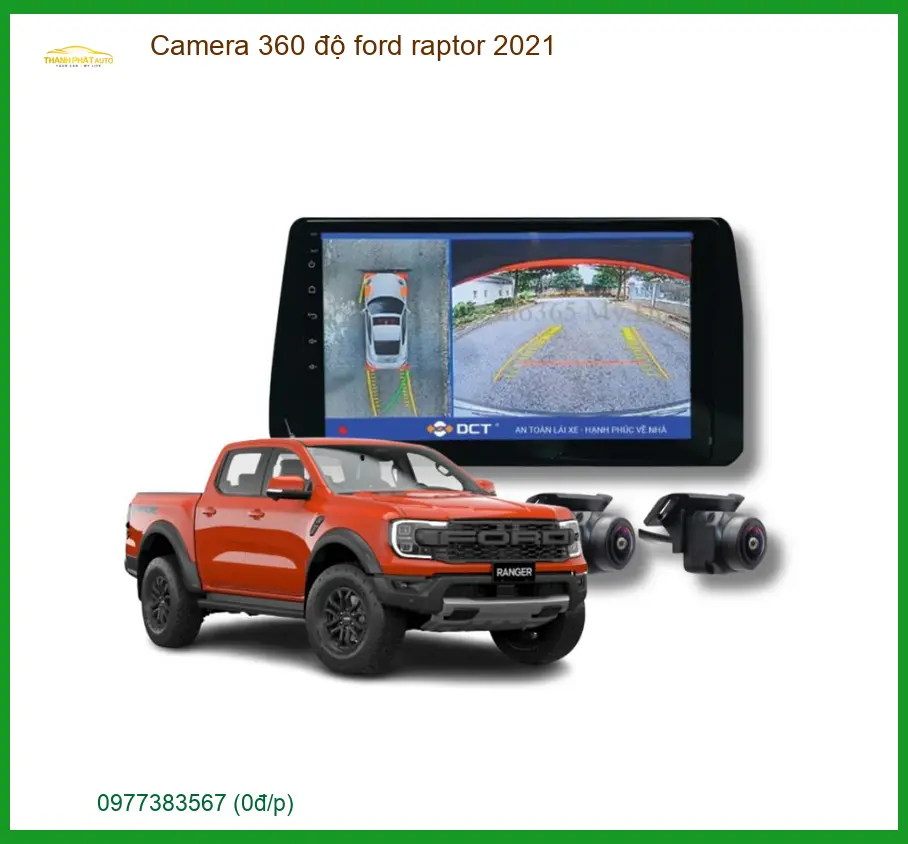 Camera 360 độ Ford Raptor 2021 - Trung Tâm Lắp Đặt Chính Hãng Uy Tín TPHCM