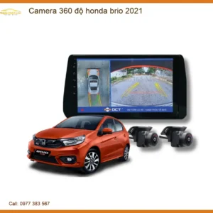 Hệ Thống Camera 360 độ Honda Brio 2021 - Địa Chỉ Lắp Đặt Uy Tín TPHCM