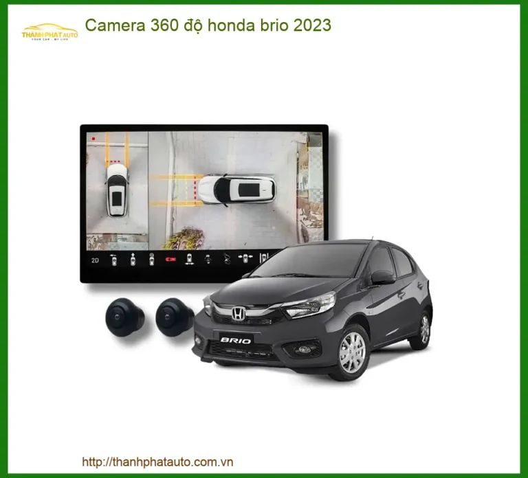 Camera 360 độ toàn cảnh Honda Brio 2023 - Trung Tâm Lắp Đặt Uy Tín TPHCM