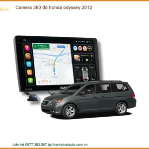Camera 360 độ Honda Odyssey 2012 - Địa Chỉ Lắp Đặt Uy Tín TPHCM