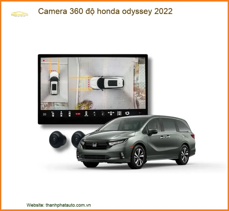 Camera 360 độ Honda Odyssey 2022 - Đơn Vị Thi Công Giá Tốt TPHCM