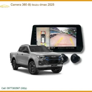 Camera 360 độ Isuzu Dmax - Địa Chỉ Lắp Đặt Camera 360 Độ Uy Tín TPHCM