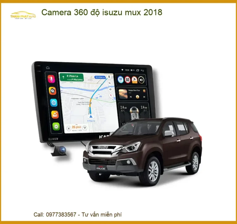 Camera 360 độ Isuzu Mu-X 2018 - Địa Chỉ Lắp Đặt Uy Tín TPHCM
