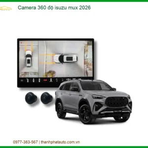 Camera 360 độ Isuzu Mu-X Cao Cấp - Trung Tâm Lắp Đặt Uy Tín TPHCM