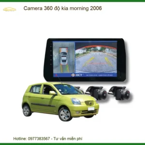 Camera 360 độ Kia Morning 2006 - Trung Tâm Lắp Đặt Uy Tín TPHCM