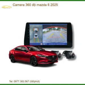 Camera 360 độ Mazda 6 2025 - Địa Chỉ Lắp Đặt Uy Tín TPHCM