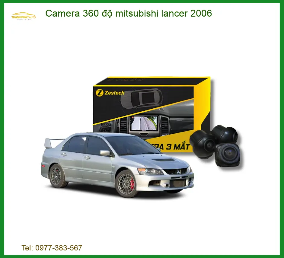 Camera 360 độ Mitsubishi Lancer 2006 - Địa Chỉ Lắp Đặt Uy Tín TPHCM
