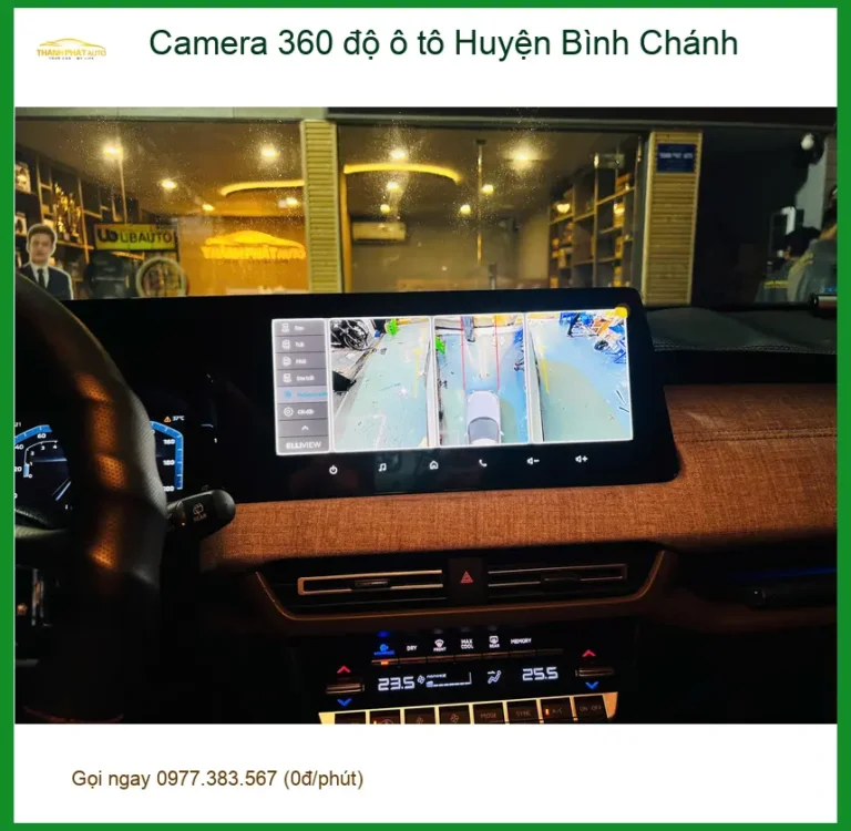 Nơi Gắn Camera 360 Độ Ô Tô Huyện Bình Chánh - Nâng Cấp Chính Hãng