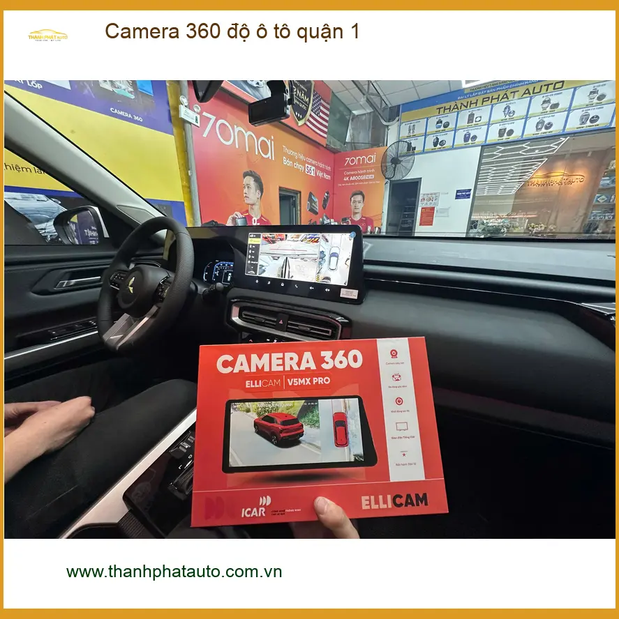 Trung Tâm Lắp Camera 360 Độ Ô Tô Xe Hơi độ ô tô quận 1 - Lắp Đặt Uy Tín TPHCM ảnh thực tế 2