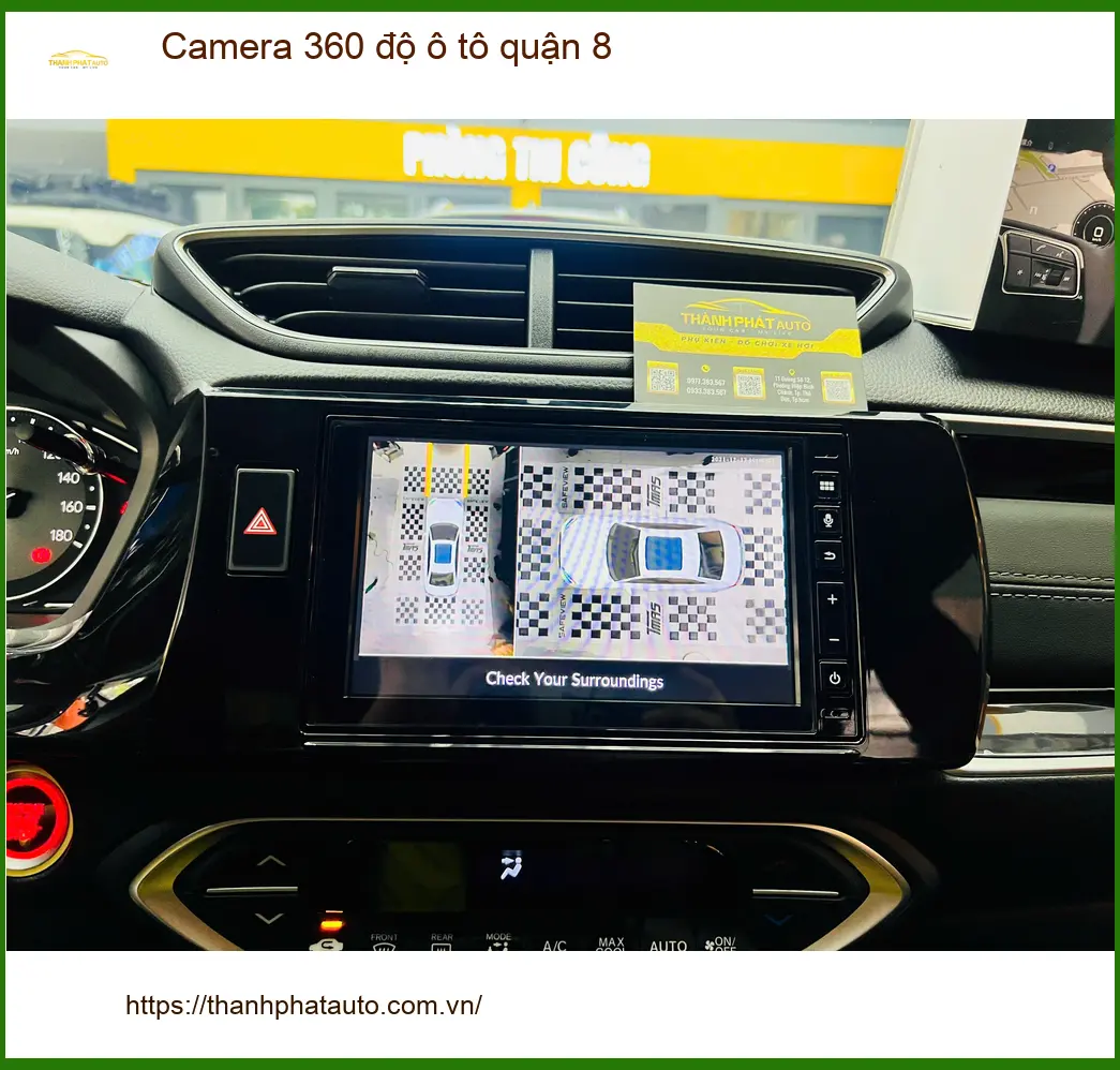 Địa Chỉ Lắp Đặt Camera 360 Độ Ô Tô Xe Hơi tại Quận 8 - Lắp Đặt Uy Tín TPHCM