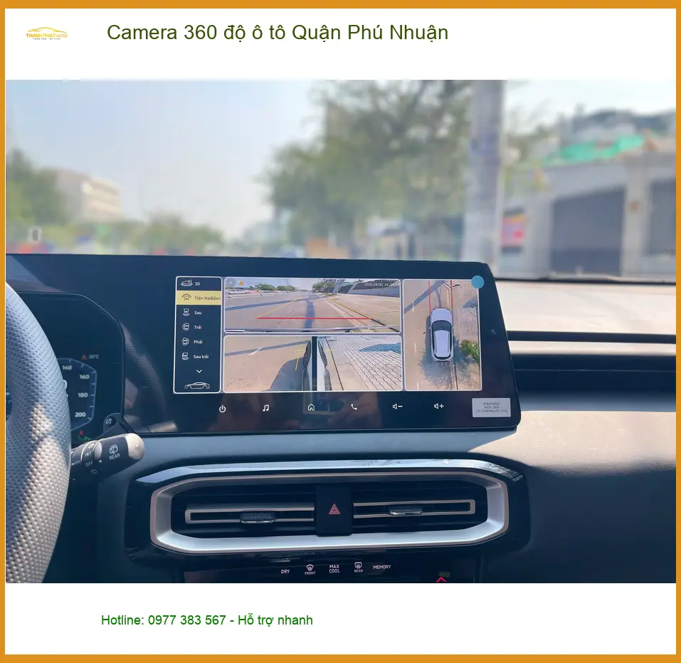 Nơi Lắp Camera 360 Độ Ô Tô Xe Hơi độ ô tô Quận Phú Nhuận - Giá Tốt TPHCM