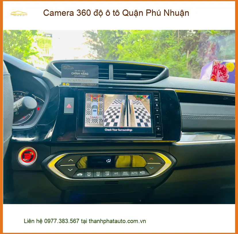 Nơi Lắp Camera 360 Độ Ô Tô Xe Hơi độ ô tô Quận Phú Nhuận - Giá Tốt TPHCM ảnh thực tế 2