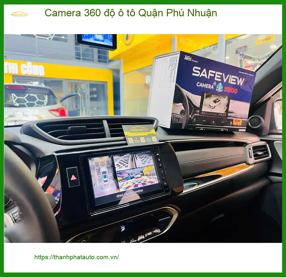 Nơi Lắp Camera 360 Độ Ô Tô Xe Hơi độ ô tô Quận Phú Nhuận - Giá Tốt TPHCM ảnh thực tế 3