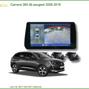 Camera 360 độ Peugeot 3008 2019 - Địa Chỉ Lắp Đặt Uy Tín TPHCM