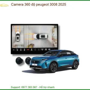 Camera 360 độ Peugeot 3008 2025 - Địa Chỉ Lắp Đặt Chính Hãng Uy Tín TPHCM