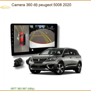 Camera 360 độ Peugeot 5008 2020 - Trung Tâm Lắp Đặt Uy Tín Giá Tốt TPHCM