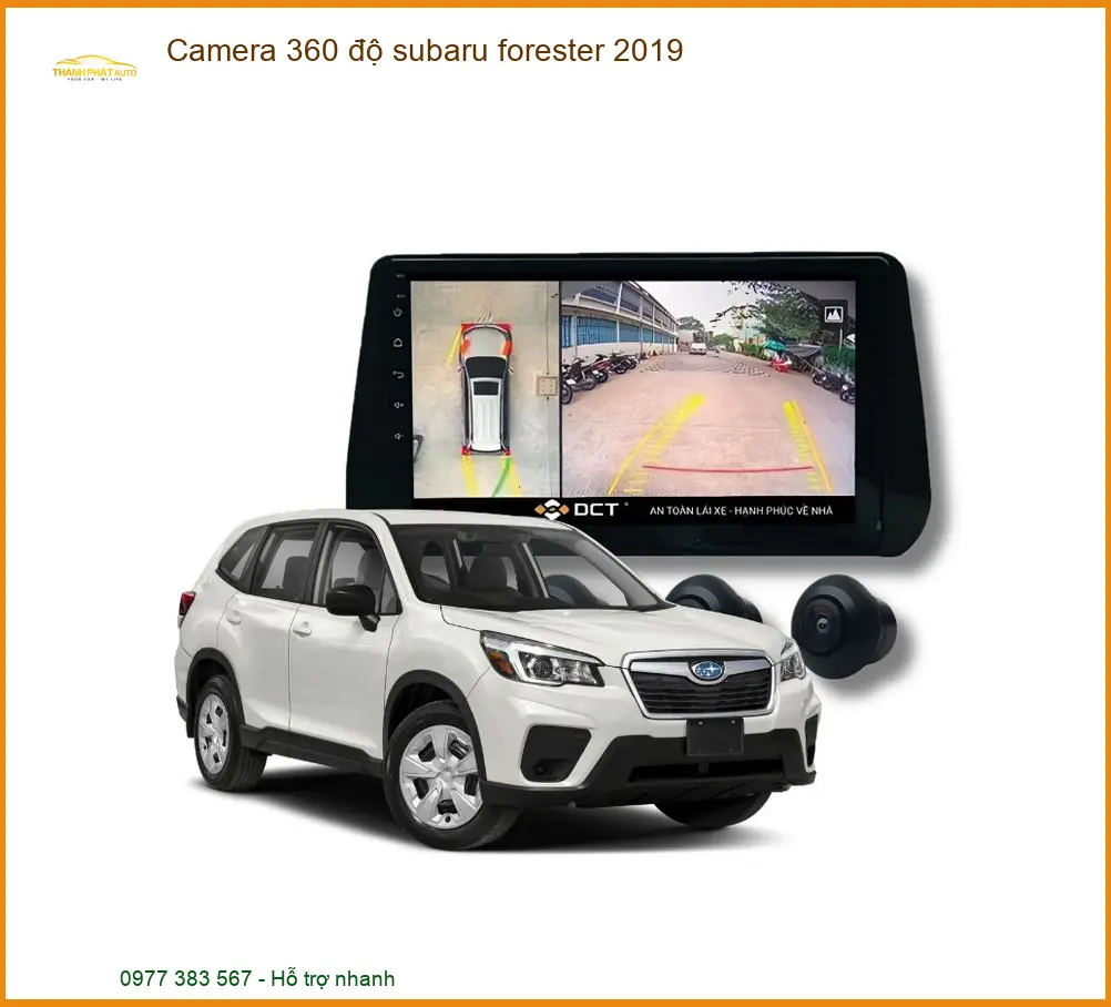 Camera 360 Độ Subaru Forester 2019 - Trung Tâm Lắp Đặt Uy Tín TPHCM