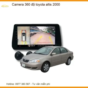Camera 360 độ Toyota Altis 2000 - Trung Tâm Lắp Đặt Chính Hãng TPHCM