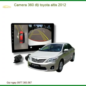 Camera 360 độ Toyota Altis 2012 - Trung Tâm Lắp Đặt Uy Tín TPHCM