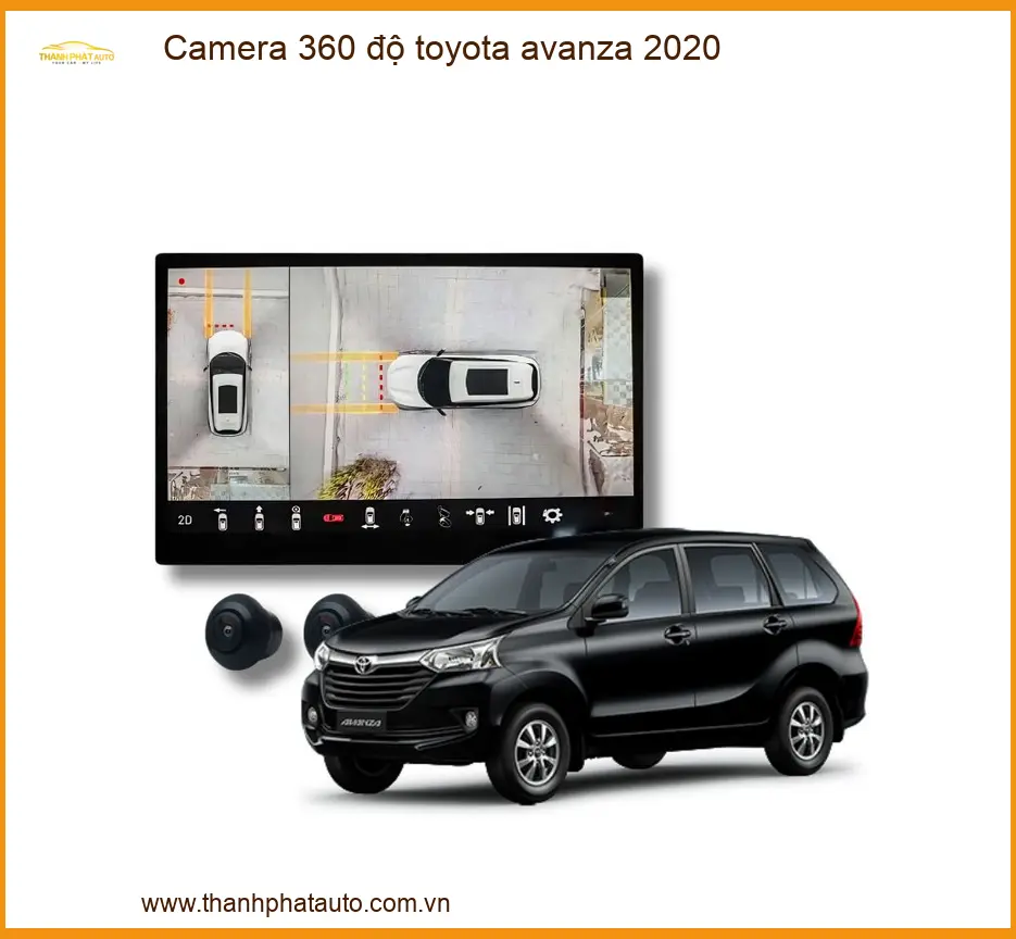 Camera 360 độ Toyota Avanza 2020 - Trung Tâm Lắp Đặt Chính Hãng TPHCM