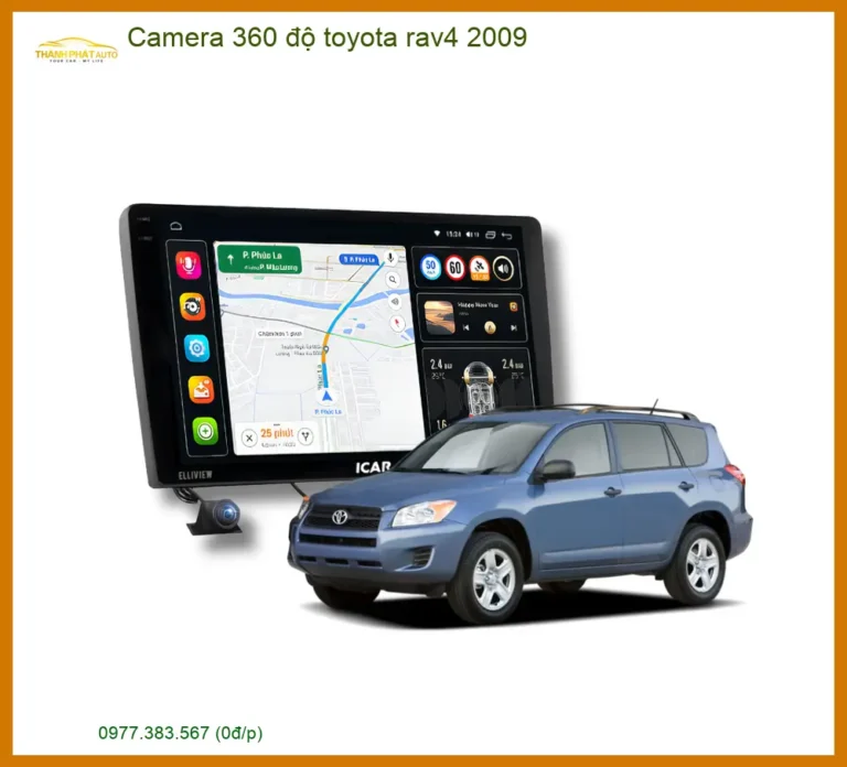Camera 360 độ cho Toyota Rav4 2009 - Địa Chỉ Lắp Đặt Chính Hãng TPHCM