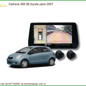 Camera 360 độ Toyota Yaris 2007 - Địa Chỉ Lắp Đặt Camera 360 Uy Tín TPHCM